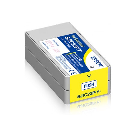 Cartouche d'encre couleur Jaune Imprimante Etiquettes EPSON ColorWorks 3500