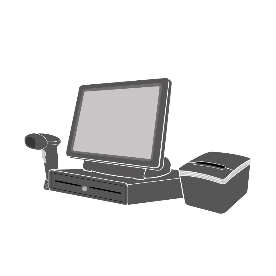 Pack Caisse Tactile SEYPOS 455 15 pouces – Solution encaissement complète