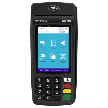 Ingenico MOVE 5000 4G – Terminal de paiement mobile sécurisé