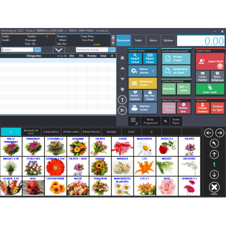 Logiciel fleuriste Gestmag | Caisse & gestion magasin de fleurs